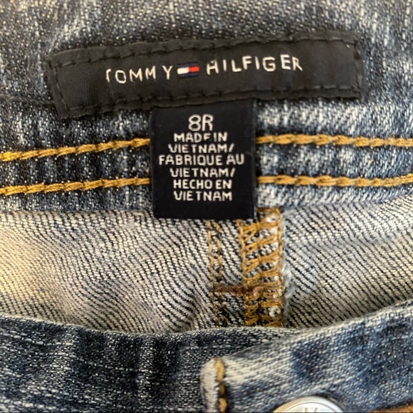 Tommy Hilfiger Dark Wash Mid Rise Jeans - Picture 9 of 11